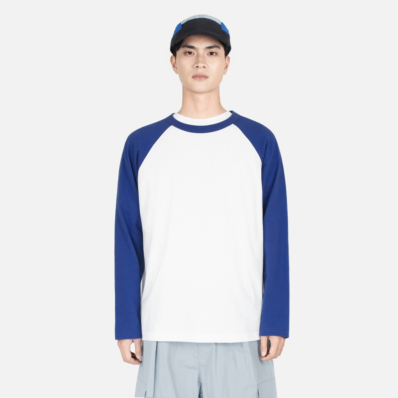Áo Thun Dáng Regular Tay Dài (Raglan)