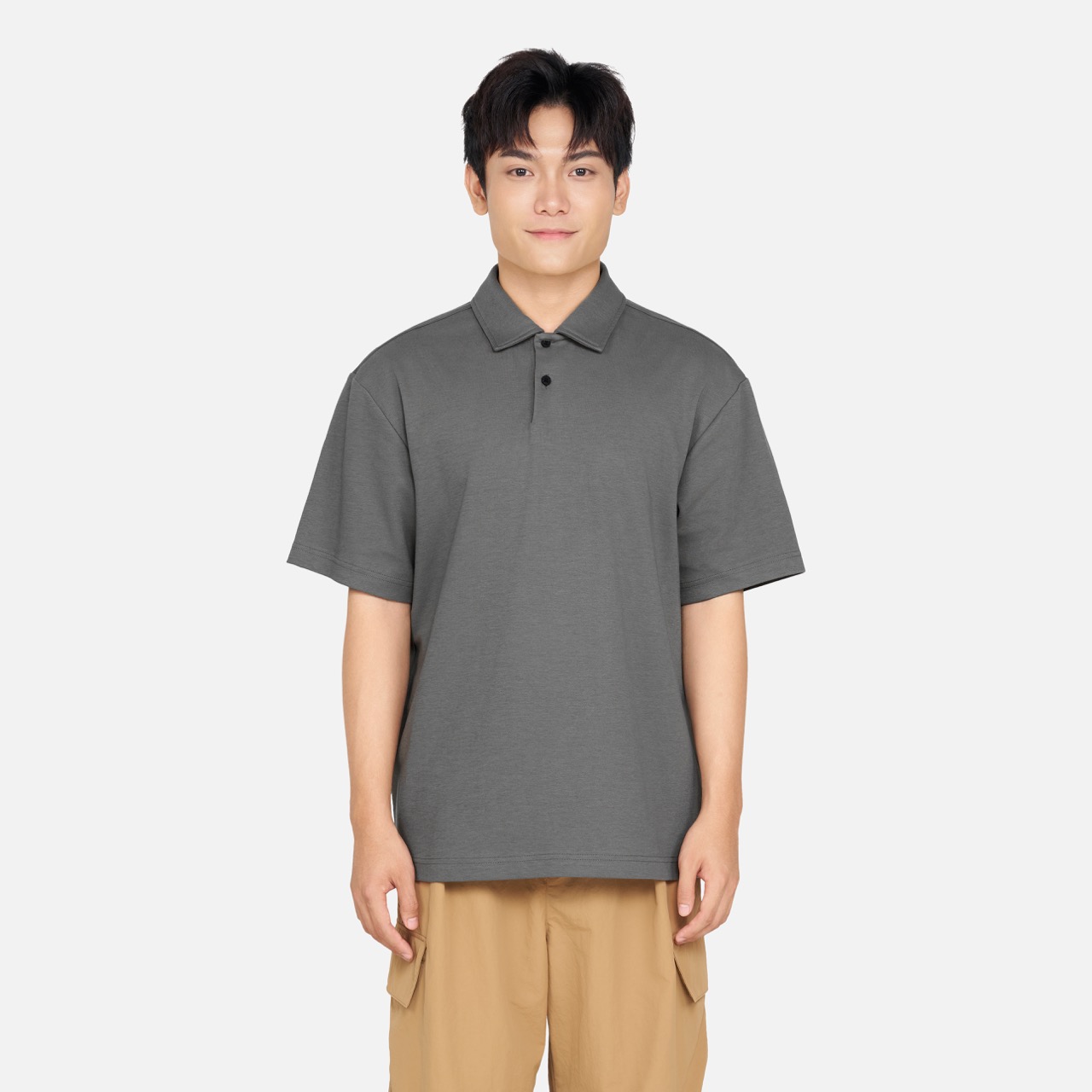 Áo Polo Dáng Relax Thấm Hút Khô Nhanh