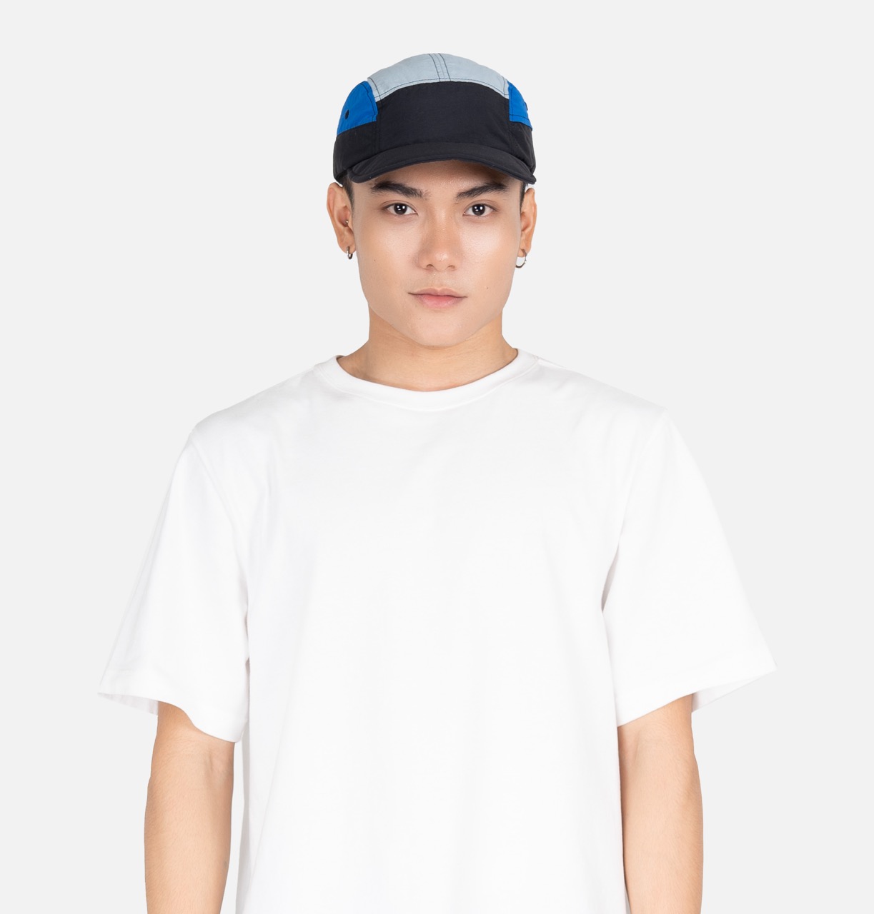 Mũ Vành Ngắn Gấp Gọn Phối Màu Vải Chống Nắng