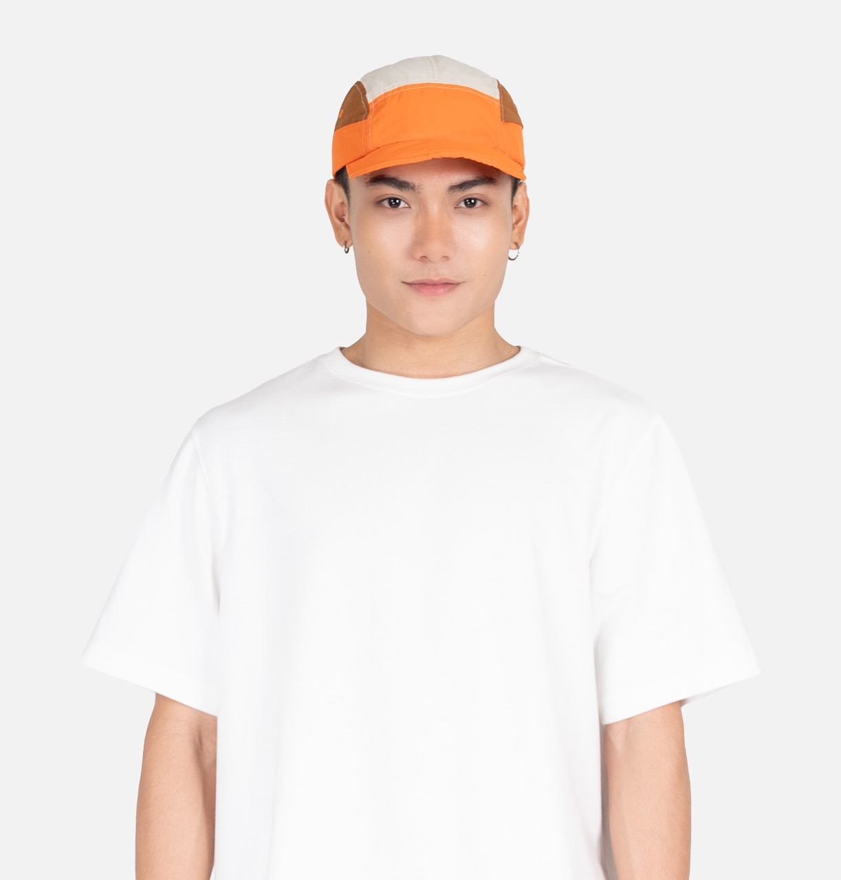 Mũ Vành Ngắn Gấp Gọn Phối Màu Vải Taslan